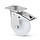 Nylon swivel castor with brake 150 mm - roller bearing - 300 kg