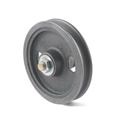 Roda ranhurada 200 mm com ranhura quadrada - 250 kg