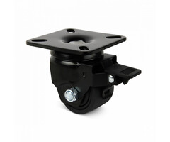 Heavy-duty swivel castor with brake 50 mm - 300 kg