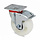 Nylon swivel castor with brake 100 mm - ball bearing - 300 kg
