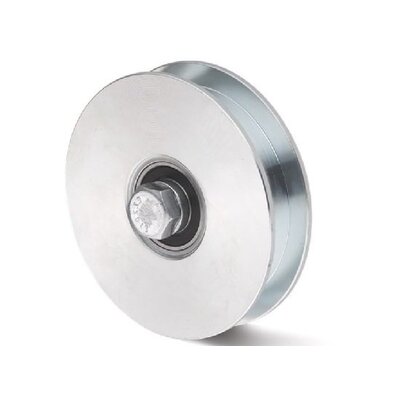 Roda ranhurada 160 mm com ranhura quadrada - 575 kg