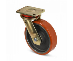 PU-svingbart hjul 200 mm - 1000 kg