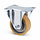 Roda fixa PU 80 mm - rolamento de esferas - 150 kg