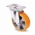 PU swivel castor 200 mm - ball bearing - 400 kg