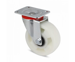 Rodízio giratório de nylon 100 mm - 300 kg