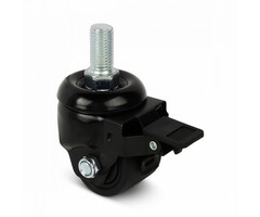 Heavy-duty swivel castor with brake 50 mm - 300 kg