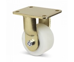 Cast nylon fixed castor 100 mm - 1500 kg