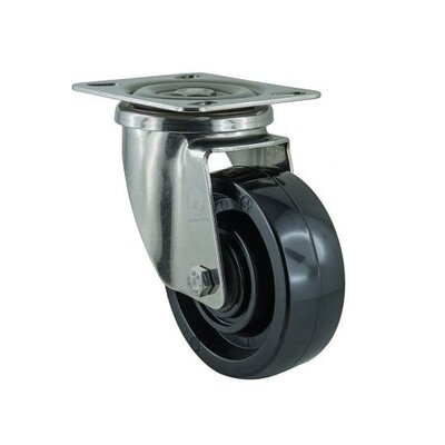 Roda giratória resistente ao calor 100 mm - rolamento de esferas - 210 kg
