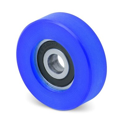 Guide roller 60 mm - polyurethane - 70 kg