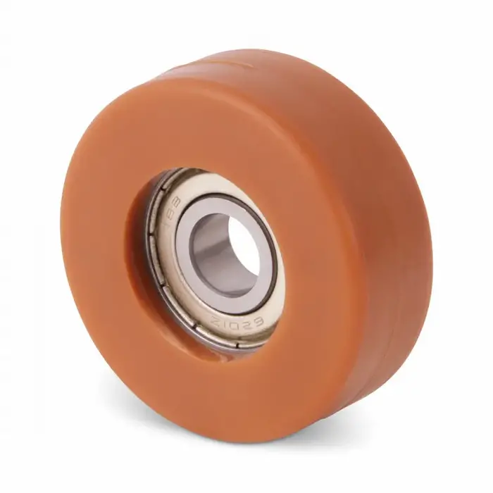 Rodillo guía 35x15 mm - poliuretano - 60 kg