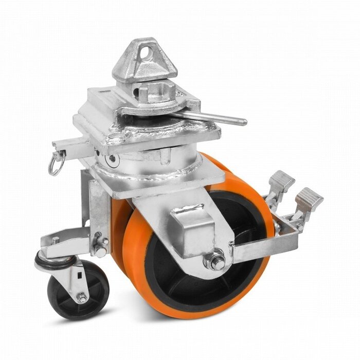 ISO shipping container swivel castor with brake 250 mm - 3000 kg