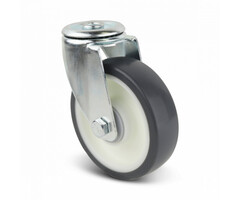 Rueda giratoria de PU de 80 mm - 120 kg