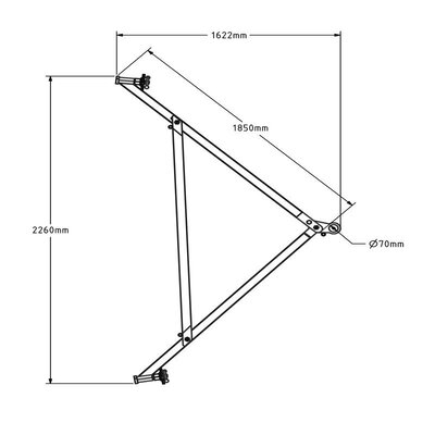 Pull rod for ISO container - 25,000 kg