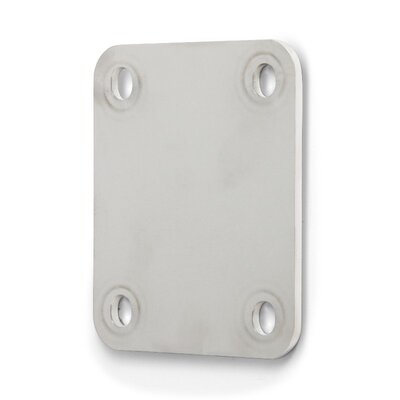 Placa de montaje de acero inoxidable 105x80 / 4 mm