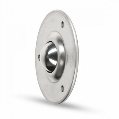 Rustfri kugleholder 31,7 mm - rustfri kuglerulle - 125 kg