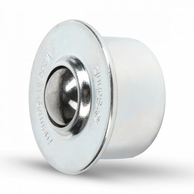 Polega de esferas em aço 22,2 mm - rolo de esferas em aço - 160 kg