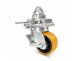 Ruota girevole per container marittimo con freno 150 mm - 1800 kg
