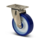 Rustfrit stål PU-drejehjul 125 mm - kugleleje - 200 kg