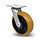 PU-länkhjul 250 mm – kullager – 1 500 kg