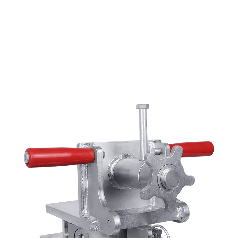 Swivel caster with brake, 250 mm, ISO side twistlock for ISO shipping container – 3,000 kg
