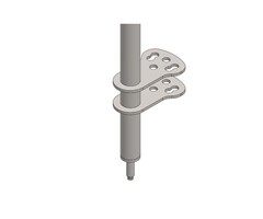 ID Rocky Stuurstang/Pen Chroom