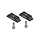 Motorsteun Clip 28MM Alu (Set)