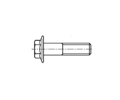 deKartshop.nl  Bout met flens M8 (Selecteer lengte)