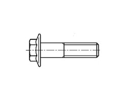 deKartshop.nl  Bout met flens M8 (Selecteer lengte)