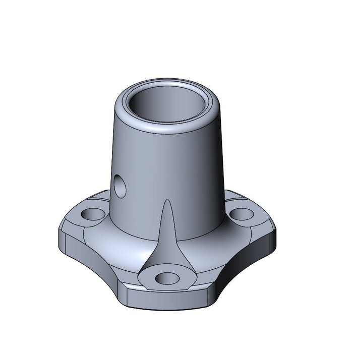 ID Rocky Stuursupport Alu Recht