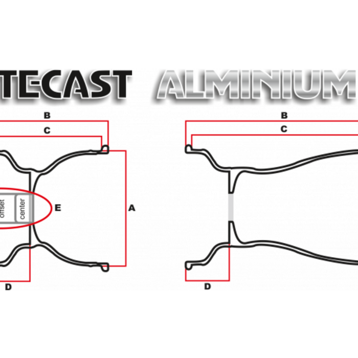 deKartshop.nl  Douglas Wiel Lite-Cast 110MM 2stuks