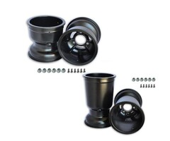 deKartshop.nl  velgen set compleet 132-212 aluminium  zwart