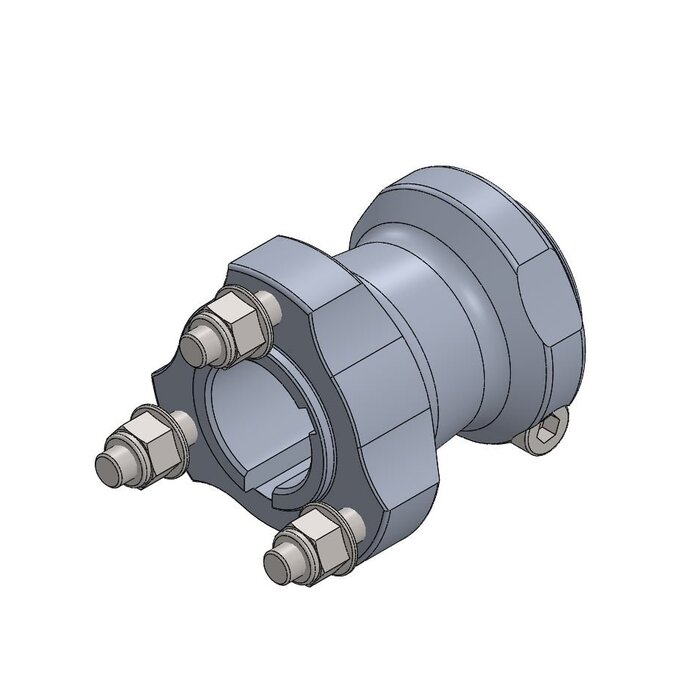 deKartshop.nl  Wielnaaf 30MM Alu Lang