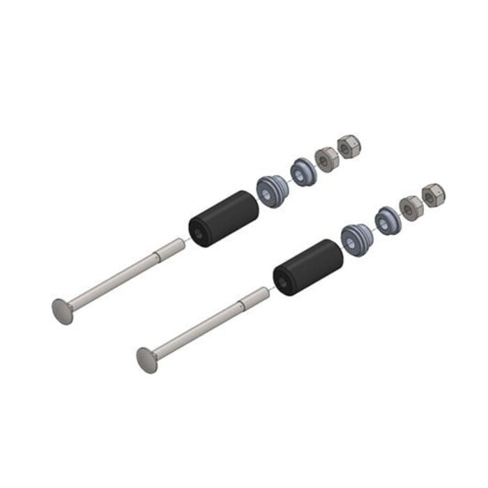 ID Parolin WF Achterbumper Bout 32MM Compleet (2 stuks)