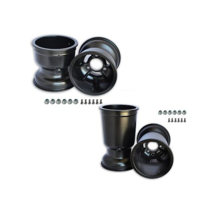 deKartshop.nl  velgen set compleet 132-212 aluminium  zwart