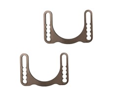 Set montageplaten voor lagerhouder Minikart (2 stuks)