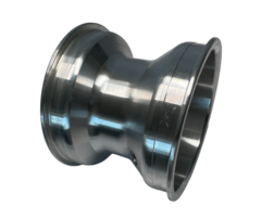 Geventileerde aluminium voorvelg L109 mm met Ø17 mm lagers