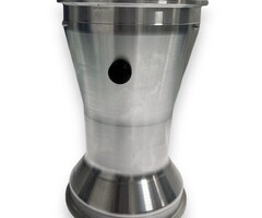 Formula K Geventileerde aluminium achtervelg L210 mm Black Line