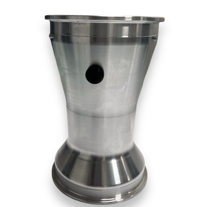 Formula K Geventileerde aluminium achtervelg L210 mm Black Line