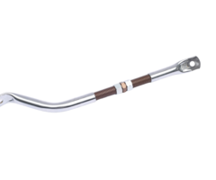 Rechts gebogen verstelbare zitsteun compleet