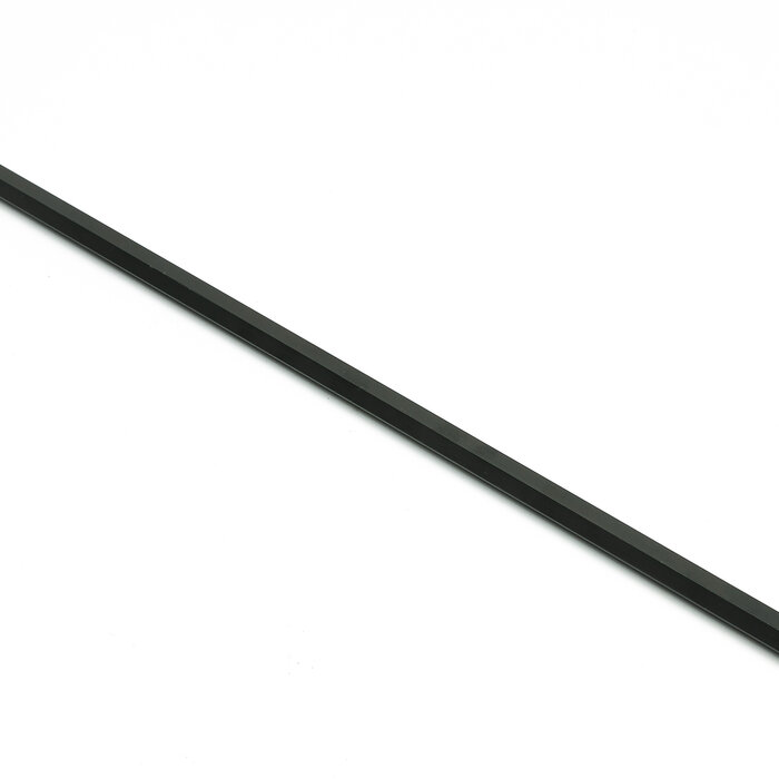 Formula K Zeskantige spoorstang l490mm inox geanodiseerd