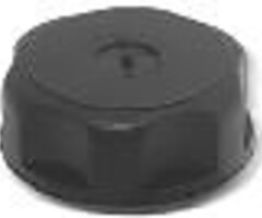 Brandstoftankdop zwart met pakking