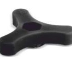 Brandstoftankschroef zwart compleet