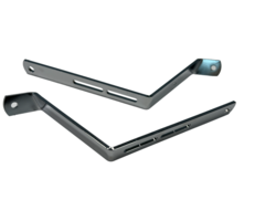 Formula K MK20 hoge Nassau paneel steun verchroomd (2 stuks)