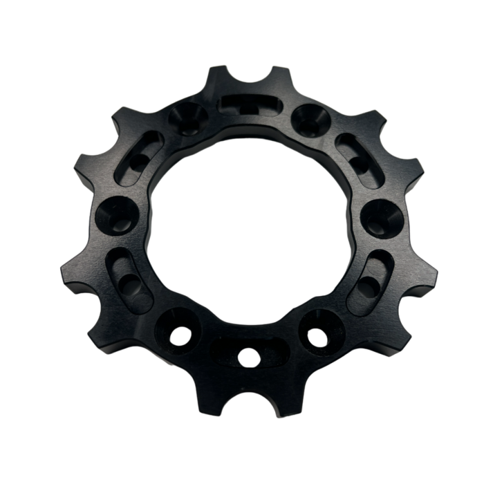 Formula K RBS-V1 steun voor achterremschijf, zwart geanodiseerd