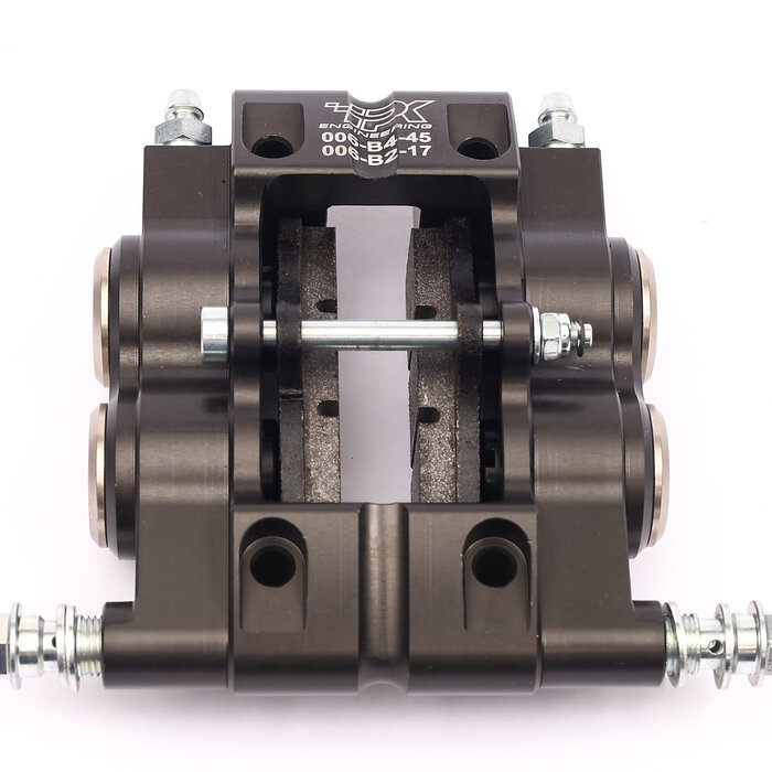 Formula K MKB-V2 achterremklauw met remblokken en schroeven