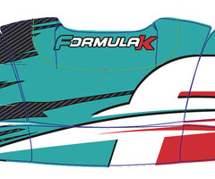 Formula K FK voorspoiler mod. 509 sticker