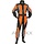 Arroxx Level 2 overall  Zwart-oranje-wit
