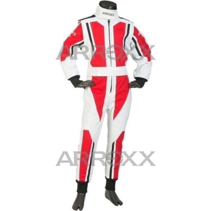 Arroxx Arroxx Level 2 overall Wit - rood - zwart