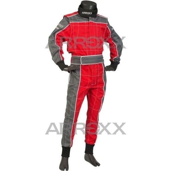 Arroxx Arroxx overall katoen Junior Rood / grijs