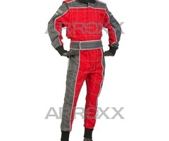 Arroxx Arroxx overall katoen  Rood / grijs